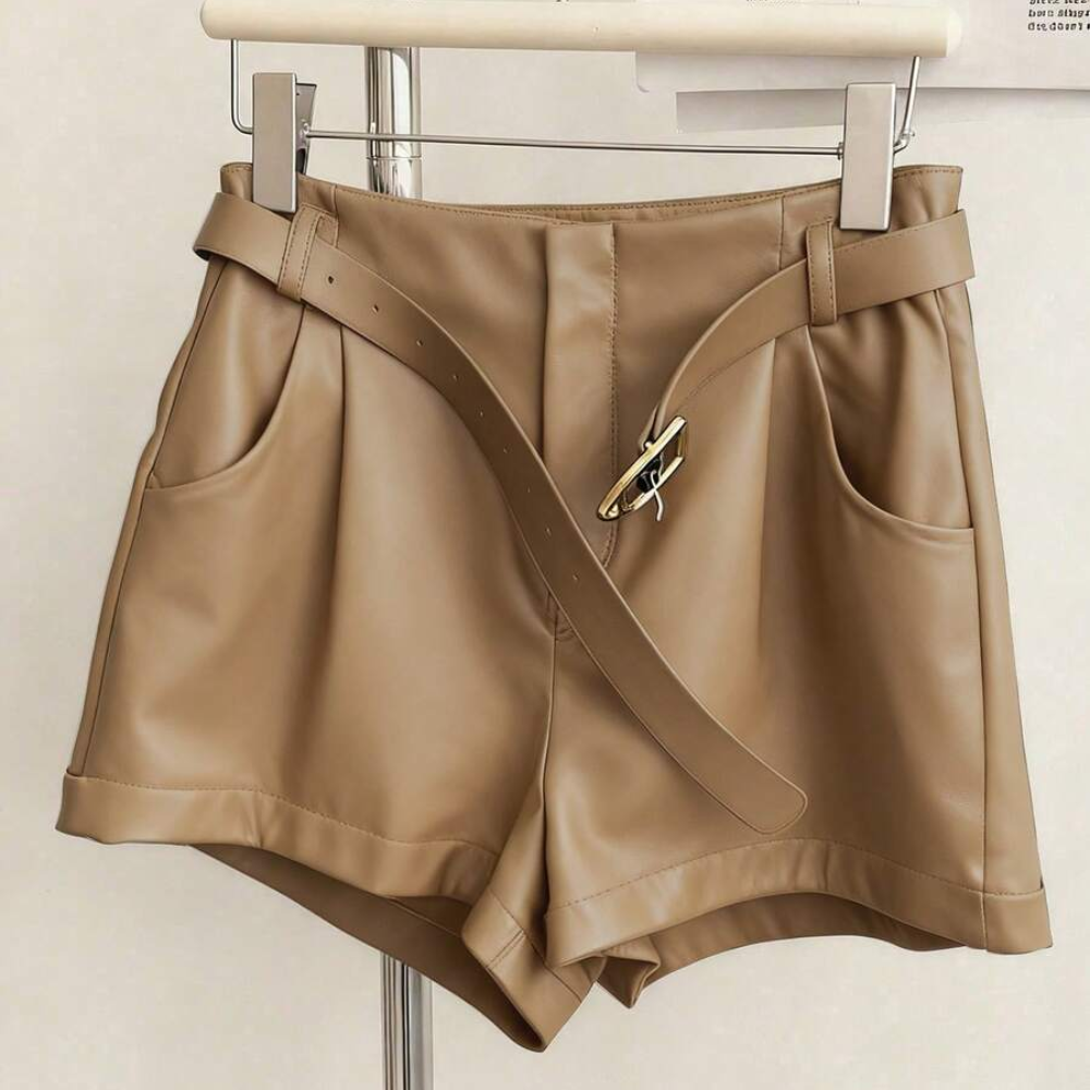 Summer Fashion Solid Color Shorts For Women