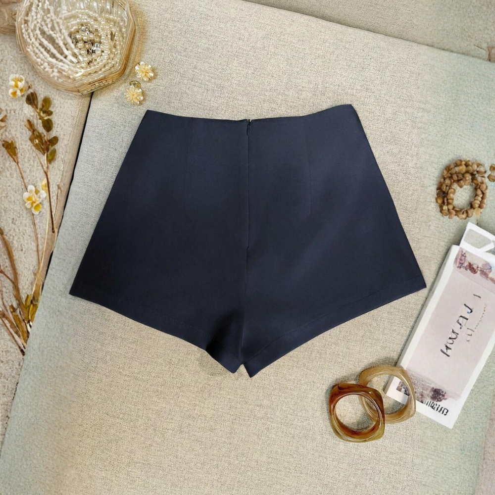 Casual And Solid Color Shorts Summer For Women
