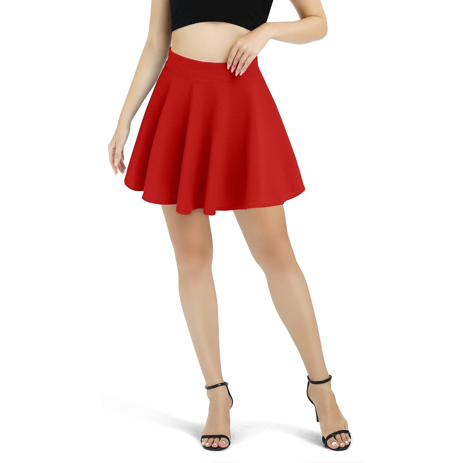 Versatile Casual Flared Skater Skirt For Women