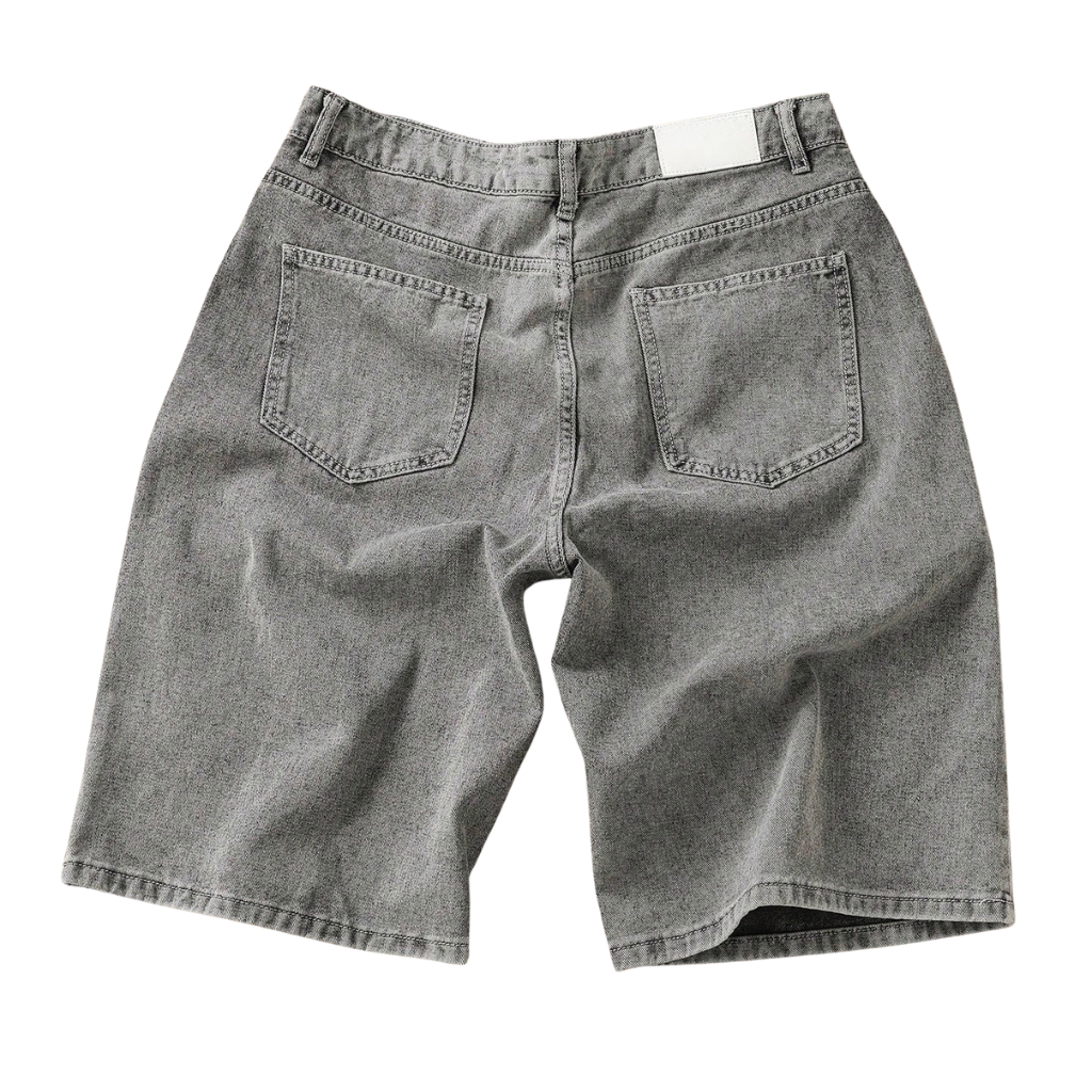 Casual And Camouflage Print Denim Cargo Shorts