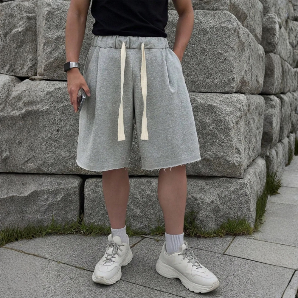Men’s Loose Fit Knee Length Casual Shorts