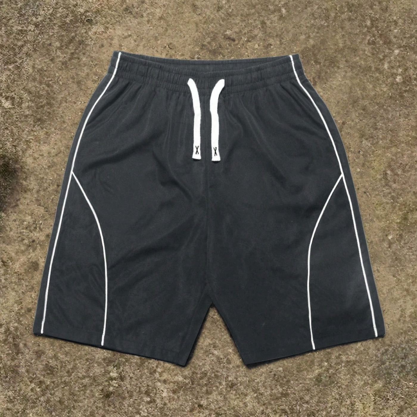 Casual And Striped Beach Bermuda Style Shorts For Men