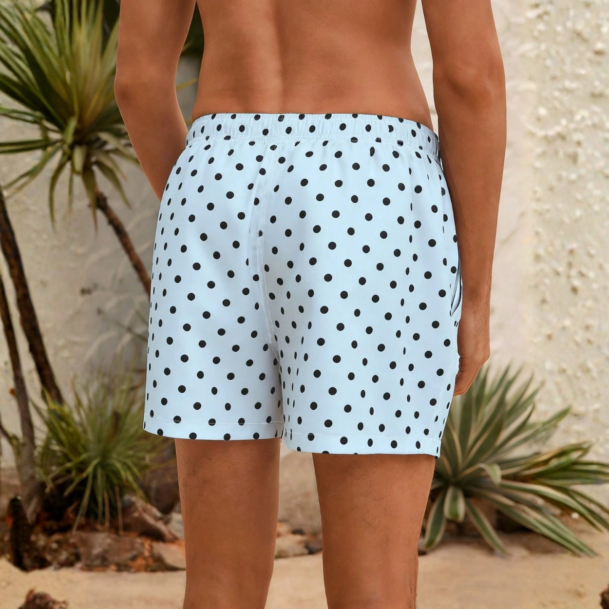 Casual Printed Beach Swimwear Shorts For Men