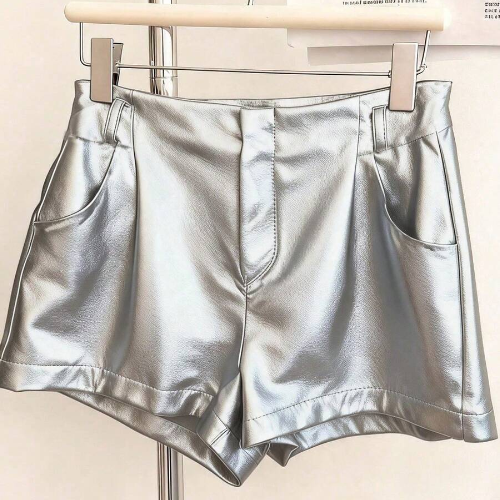 Summer Fashion Solid Color Shorts For Women