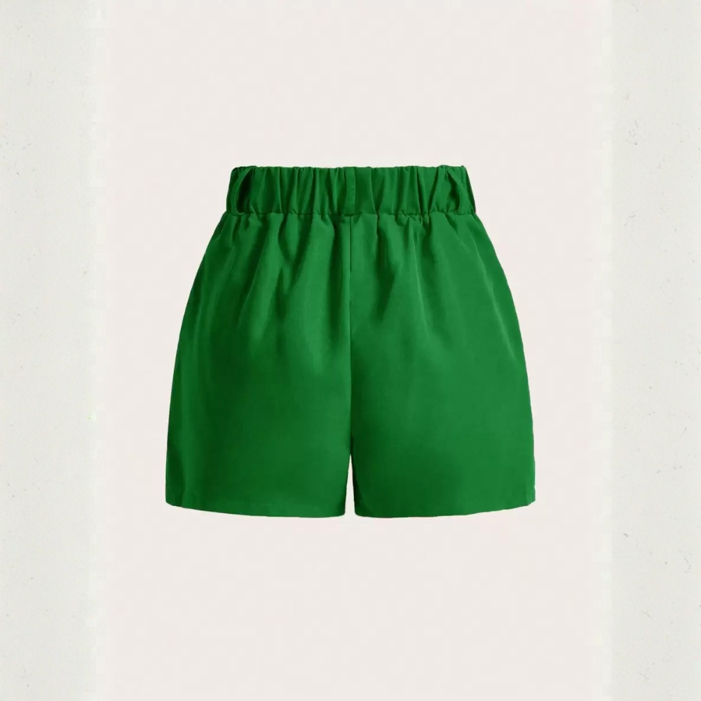 Casual And Versatile Solid Color Shorts For Women
