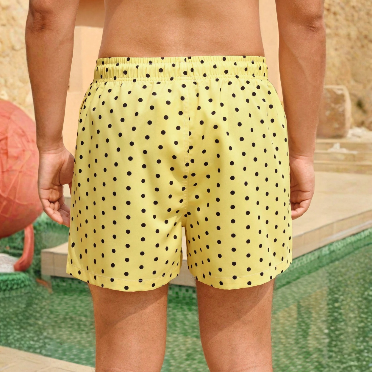 Casual Printed Beach Swimwear Shorts For Men