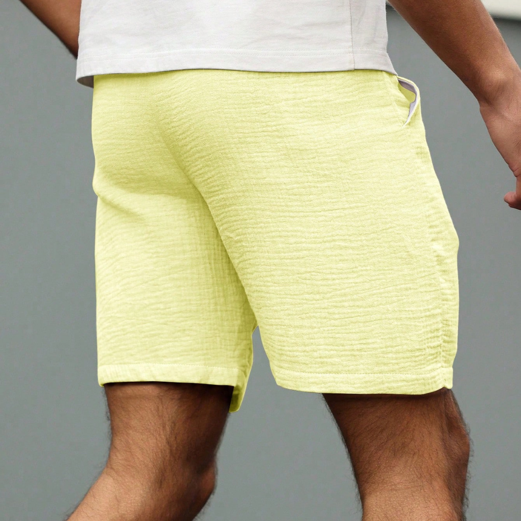 Loose And Casual Drawstring Shorts