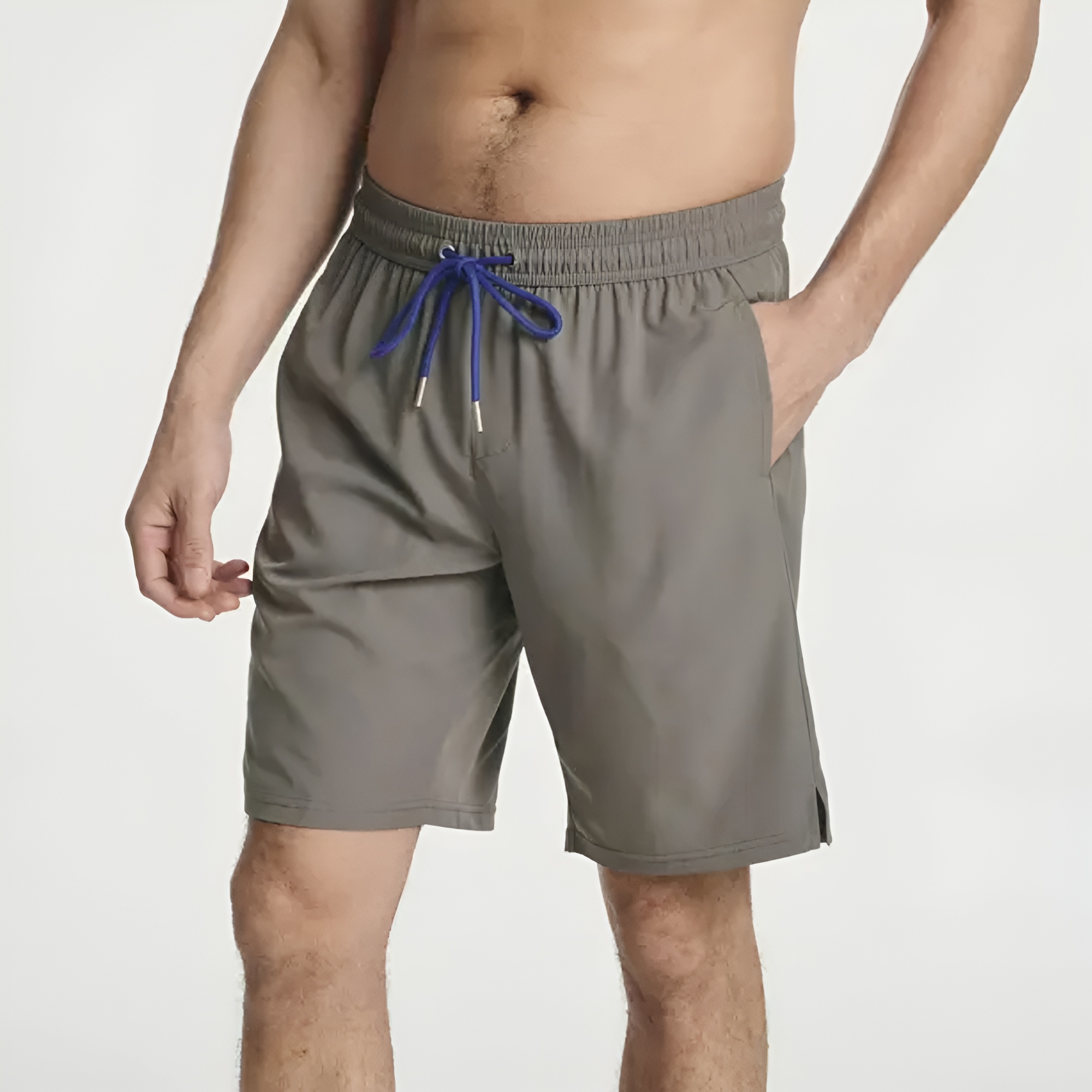 3 Pack: Men's 9" Inch 2 in 1 Board Shorts with Compression Liner - Bathing Suit with Back Flap Pocket