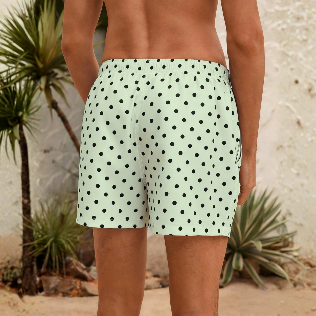 Casual Printed Beach Swimwear Shorts For Men