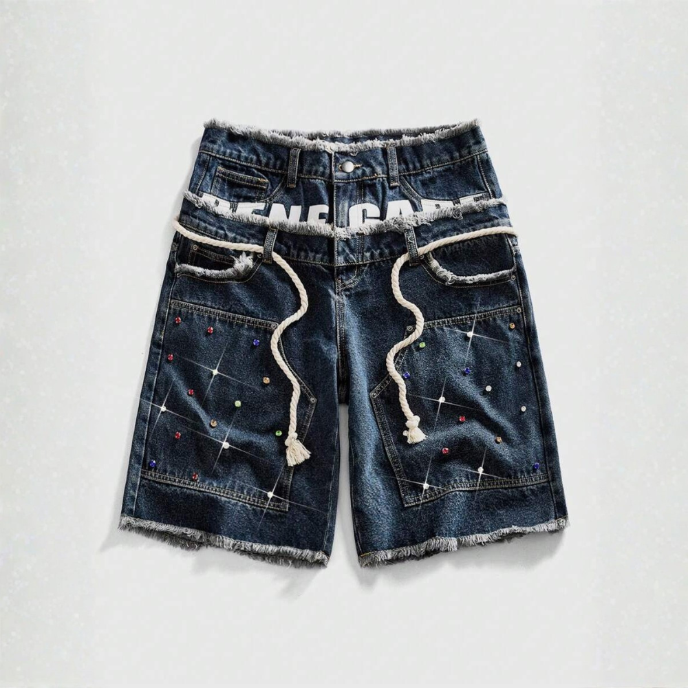 Men’s Loose Fit Casual Denim Shorts For Everyday