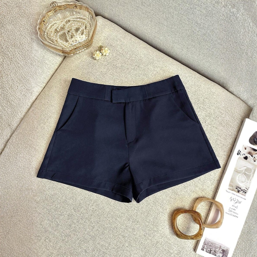 Solid And Color Casual Shorts Fashionable For Women
