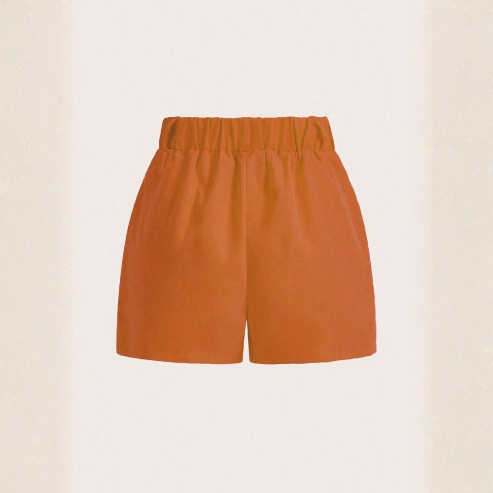 Casual And Versatile Solid Color Shorts For Women