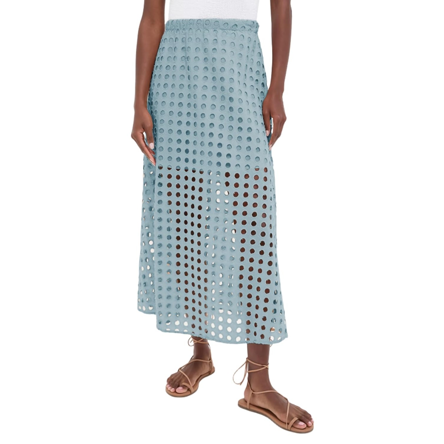Summer Beach Maxi Skirt With Underneath For Women
