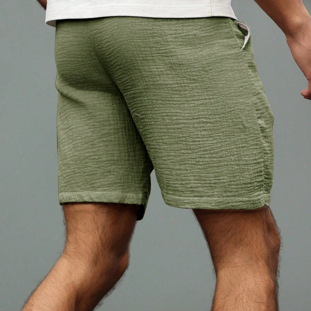 Loose And Casual Drawstring Shorts