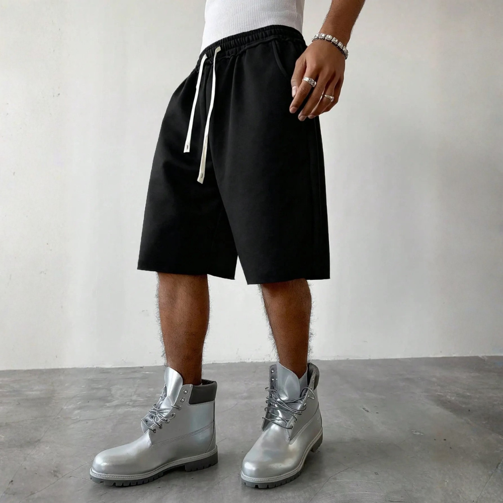 Men’s Loose Fit Knee Length Casual Shorts