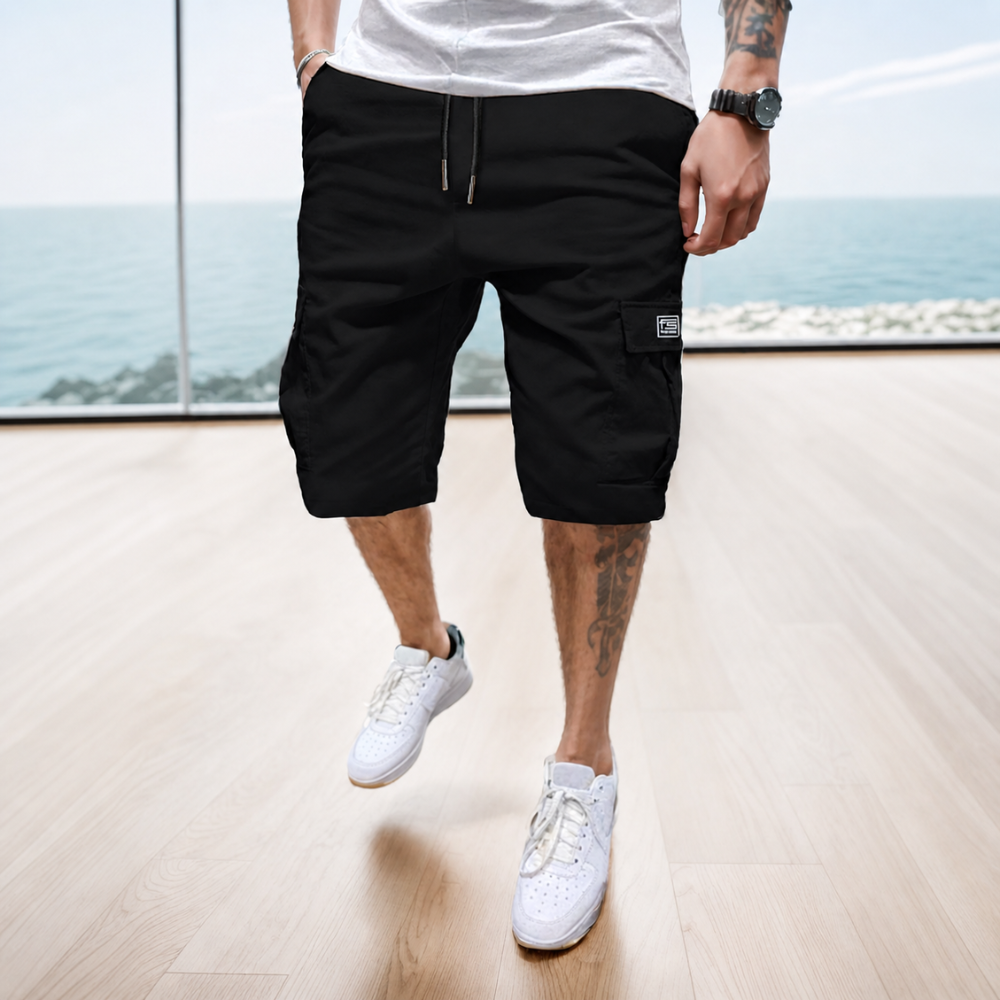 Pack Of 4 Loose Fit Summer Cargo Shorts