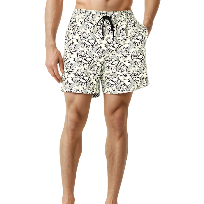 Mens Fast Drying Swim Trunks With Elastic Band