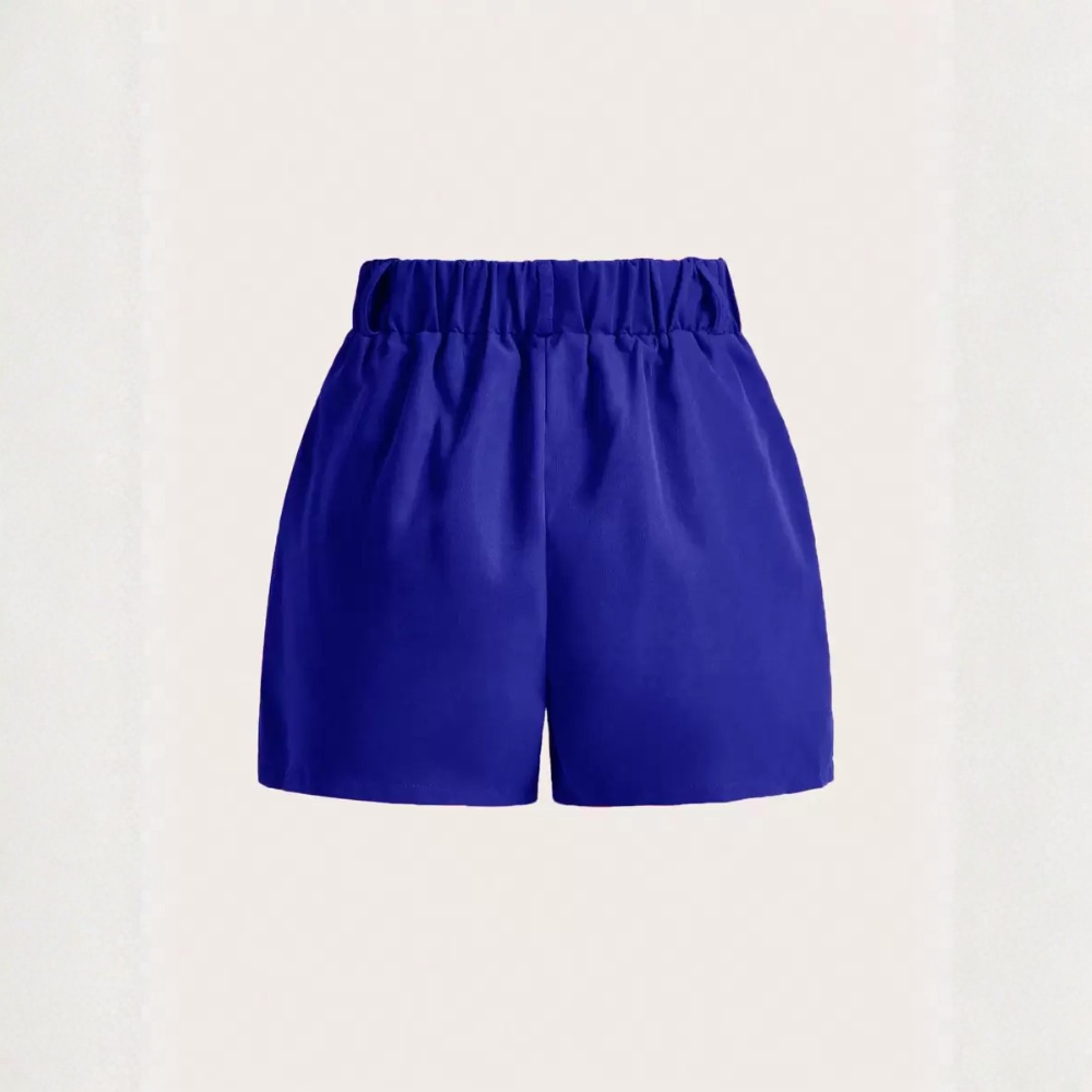 Casual And Versatile Solid Color Shorts For Women