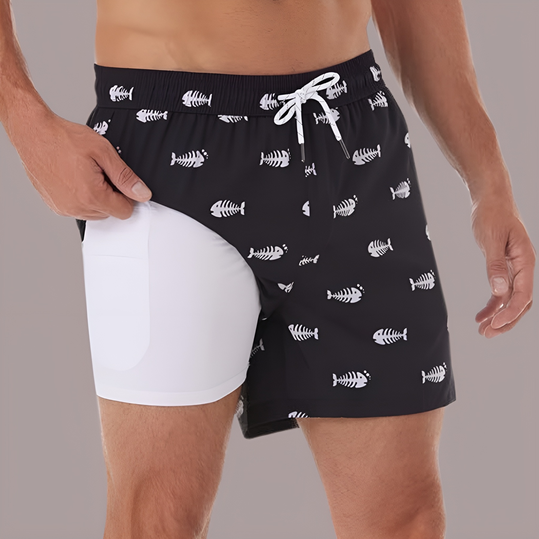 Swim Trunks Swim Shorts for Men Quick Dry 5 inch Inseam 