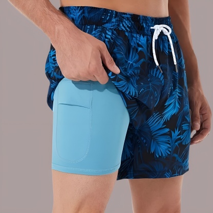 Swim Trunks Swim Shorts for Men Quick Dry 5 inch Inseam 