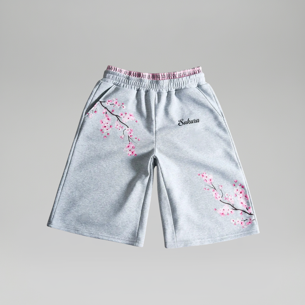 Men’s Contrast Trim Drawstring Casual Sweatpants Shorts