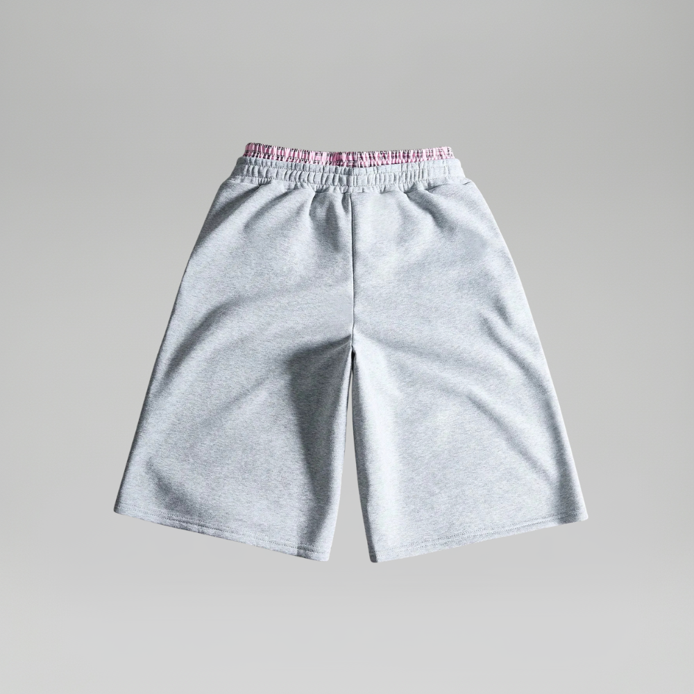 Men’s Contrast Trim Drawstring Casual Sweatpants Shorts