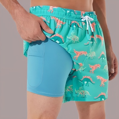 Swim Trunks Swim Shorts for Men Quick Dry 5 inch Inseam 