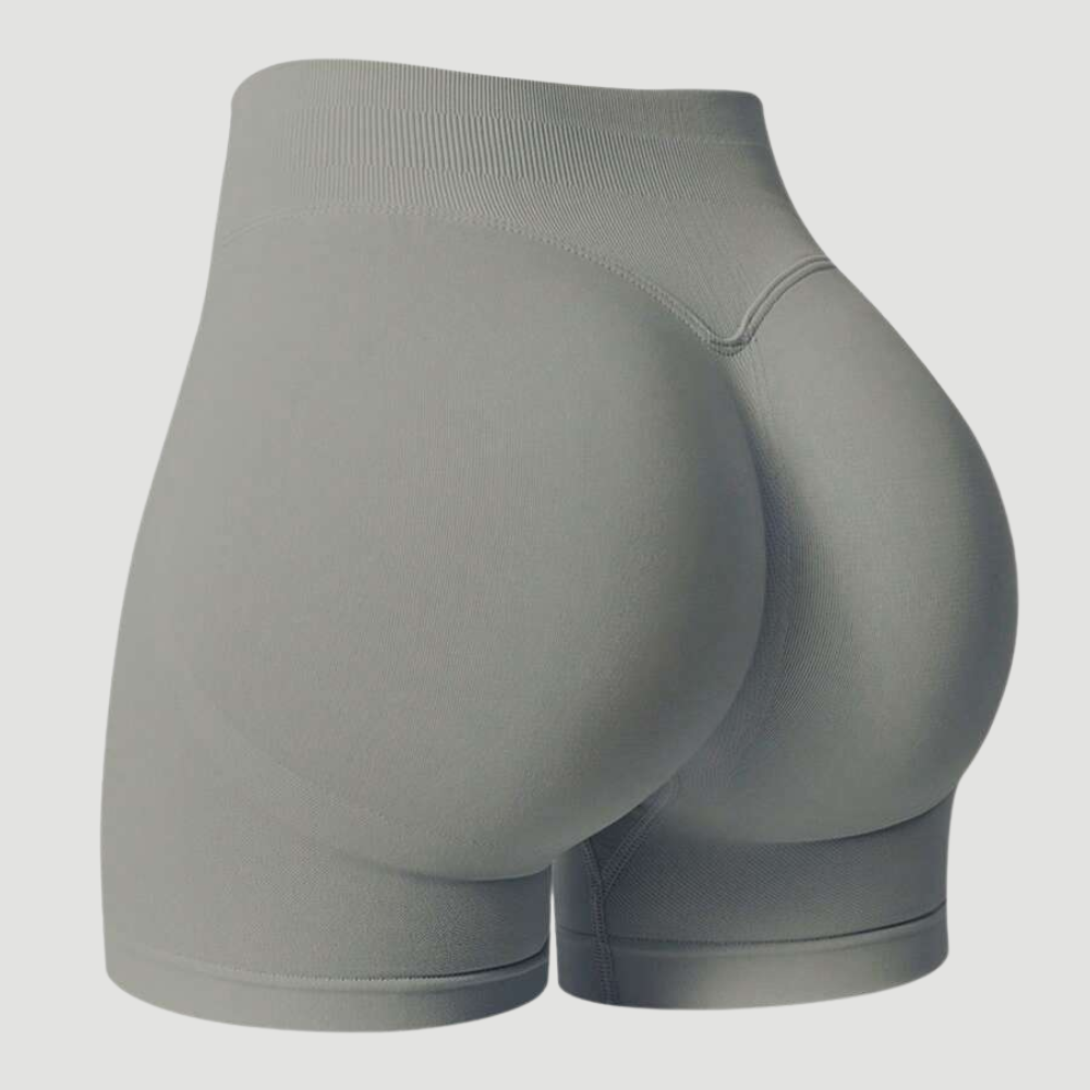 Pack Of 1 Solid Color Fitted Workout Shorts For Women