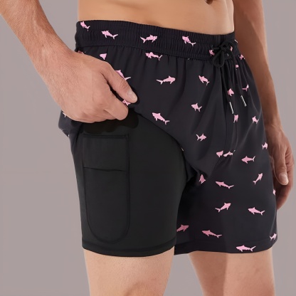 Swim Trunks Swim Shorts for Men Quick Dry 5 inch Inseam 