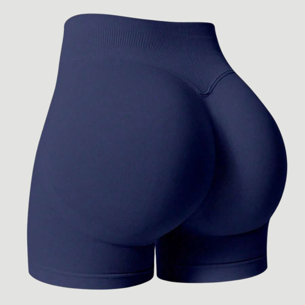 Pack Of 1 Solid Color Fitted Workout Shorts For Women