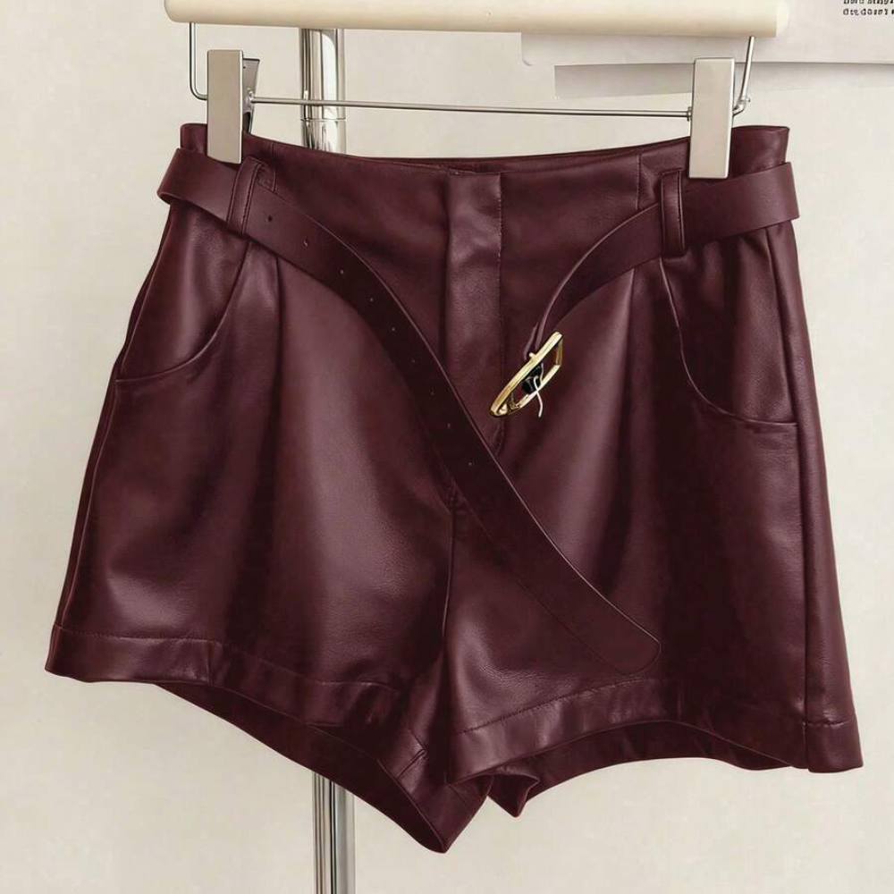 Summer Fashion Solid Color Shorts For Women