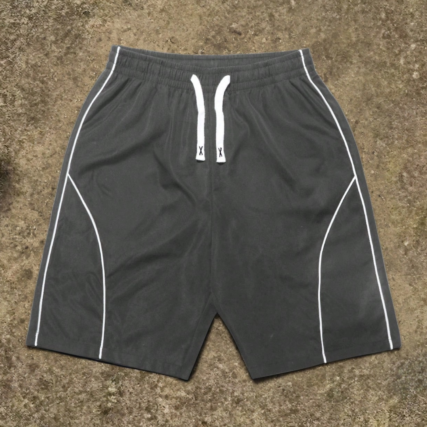 Casual And Striped Beach Bermuda Style Shorts For Men