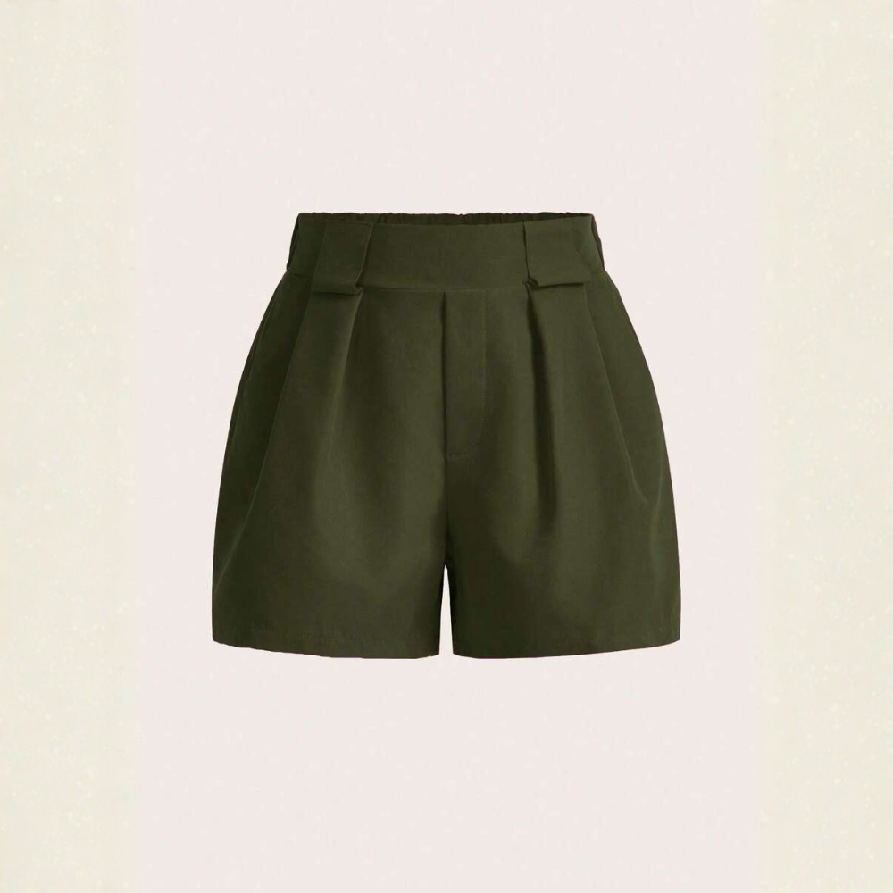 Casual And Versatile Solid Color Shorts For Women