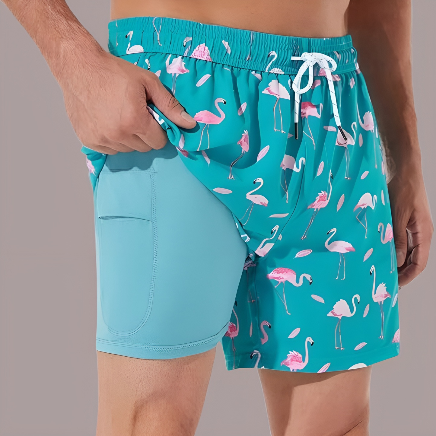 Swim Trunks Swim Shorts for Men Quick Dry 5 inch Inseam 