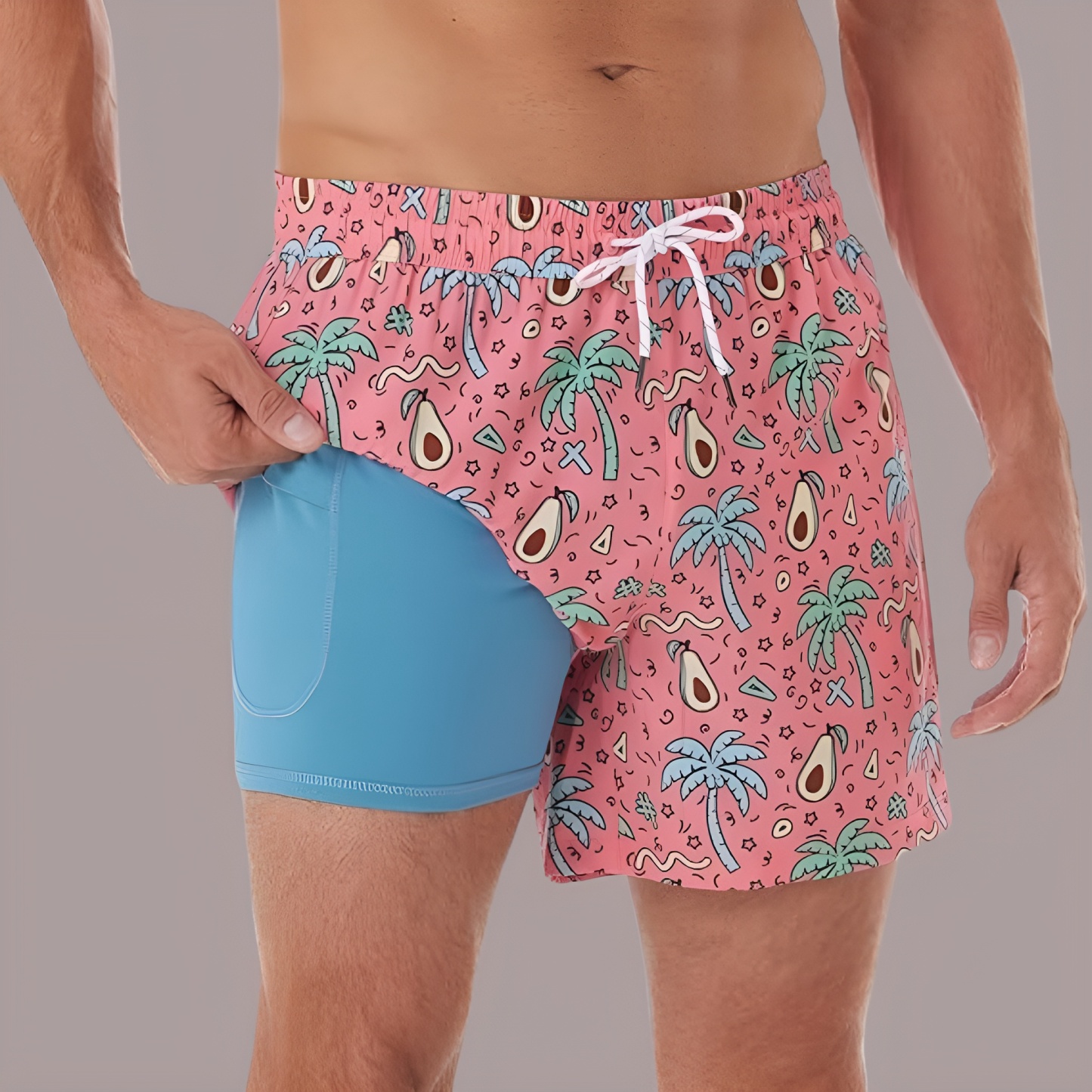 Swim Trunks Swim Shorts for Men Quick Dry 5 inch Inseam 