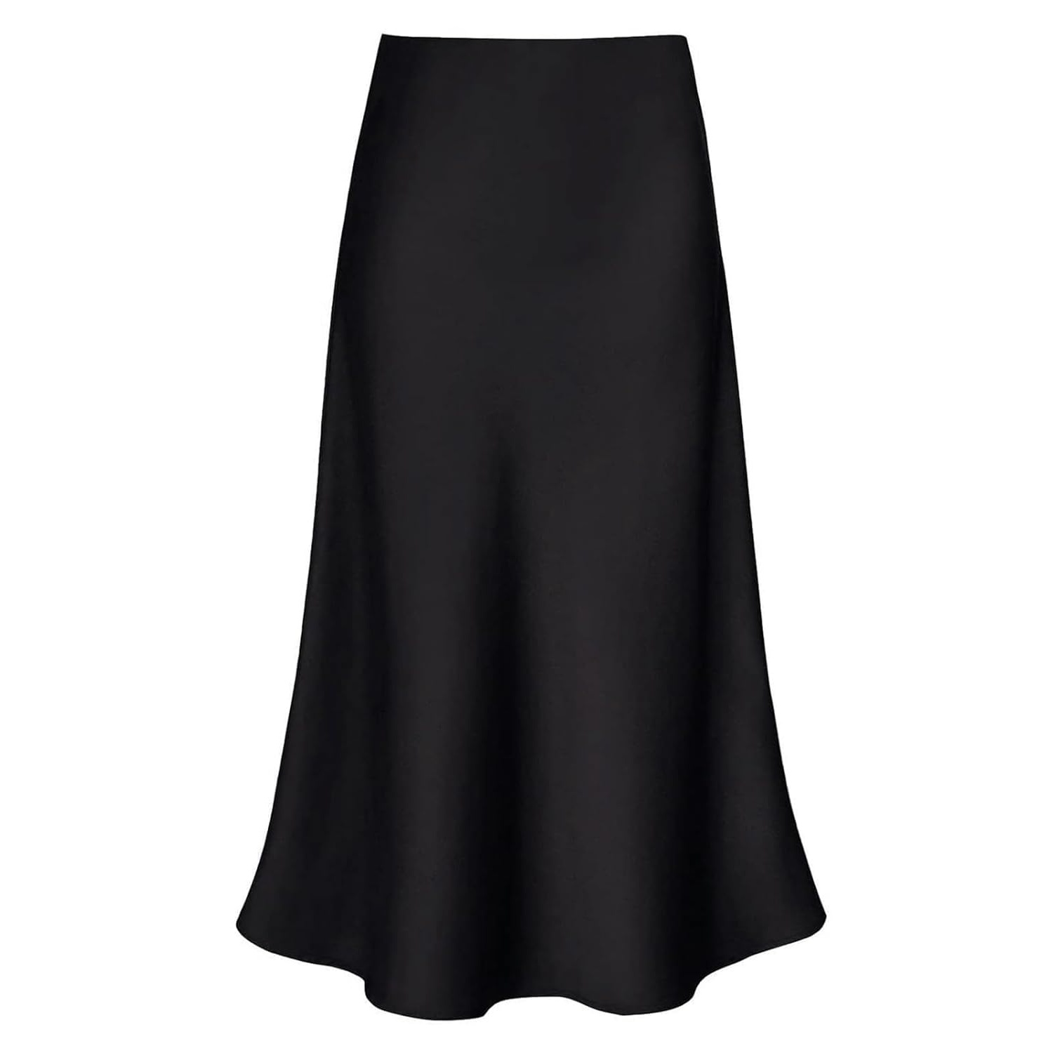Spring Summer Elastic High Waisted A Line Skirt For Women