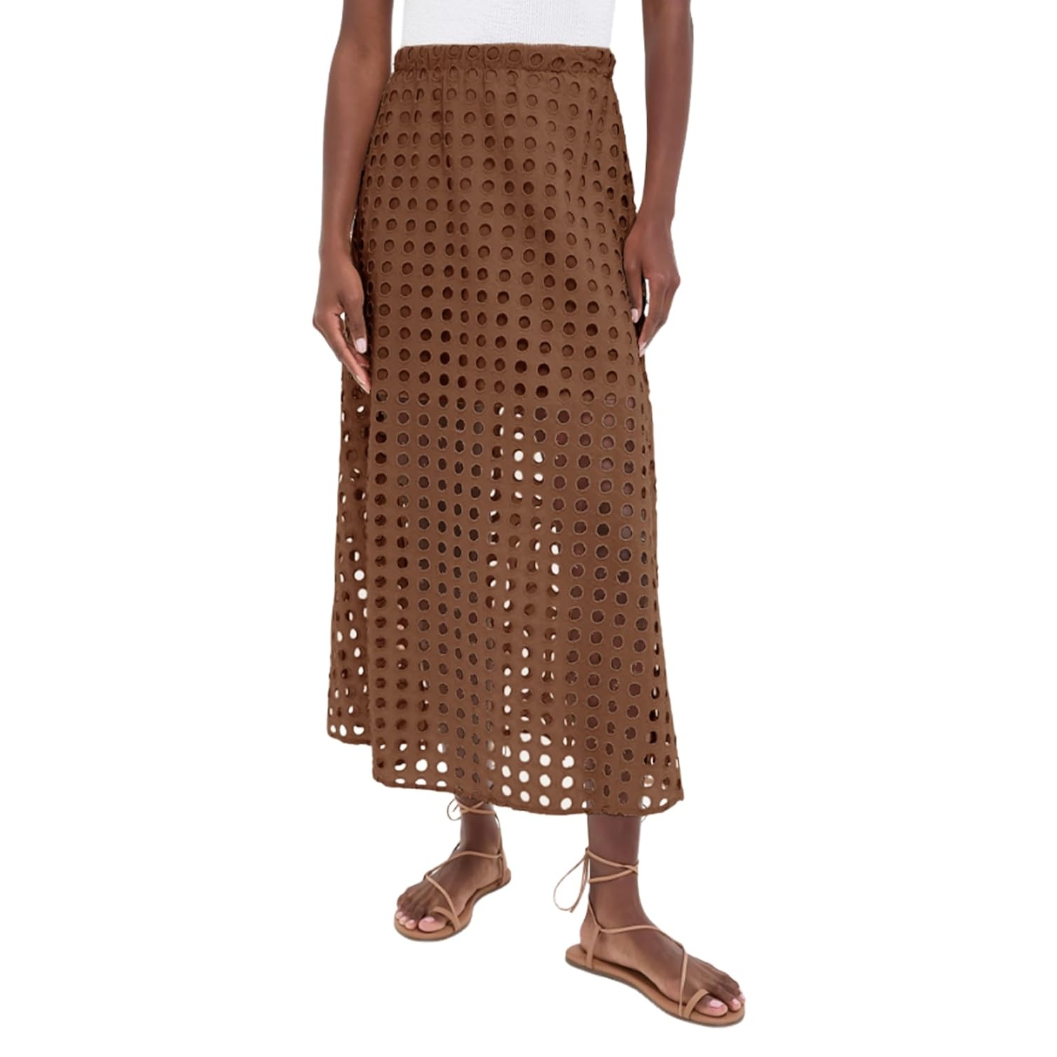 Summer Beach Maxi Skirt With Underneath For Women