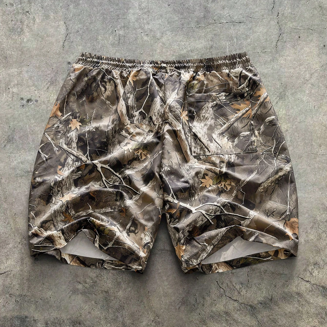 Casual Printed Drawstring Fleece Summer Shorts For Men