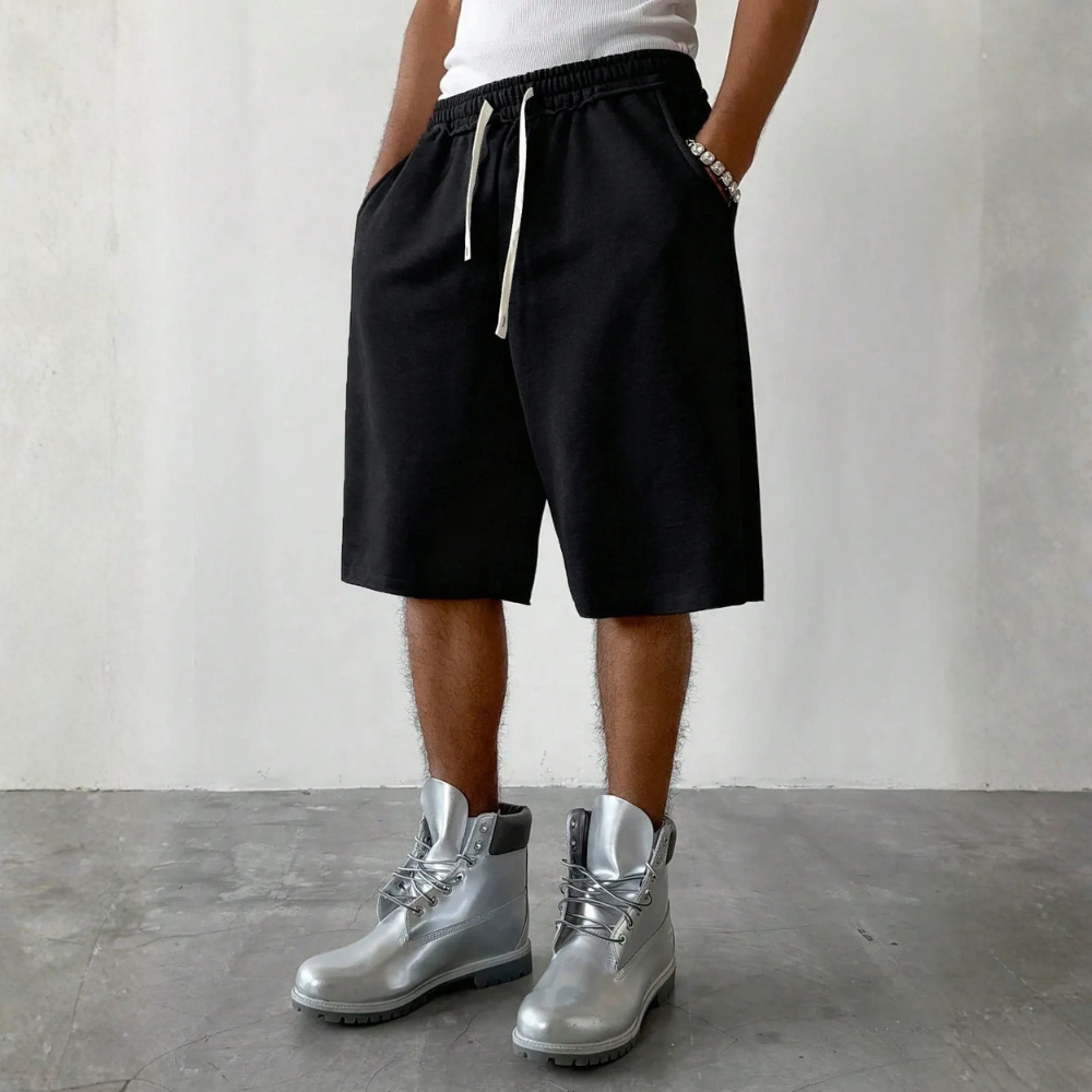 Men’s Loose Fit Knee Length Casual Shorts