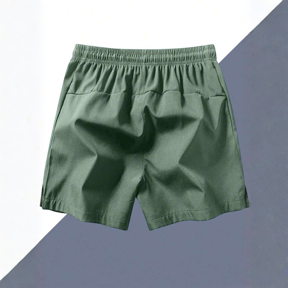 Comfortable Sports Shorts With Zipper Pocket