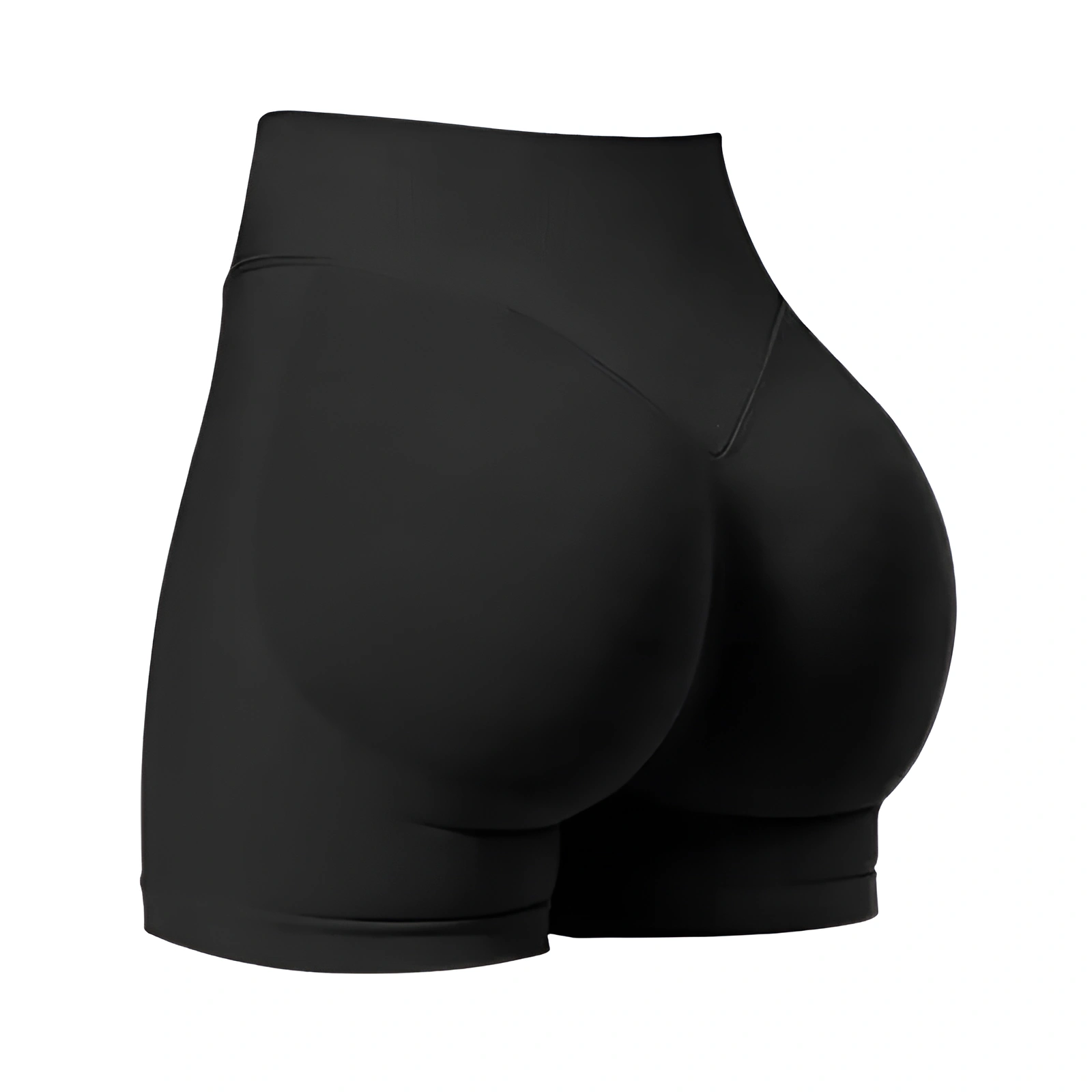 Seamless High Rise Workout Shorts For Women