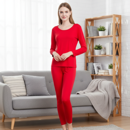 Women Mulberry Silk Thermal Long Set