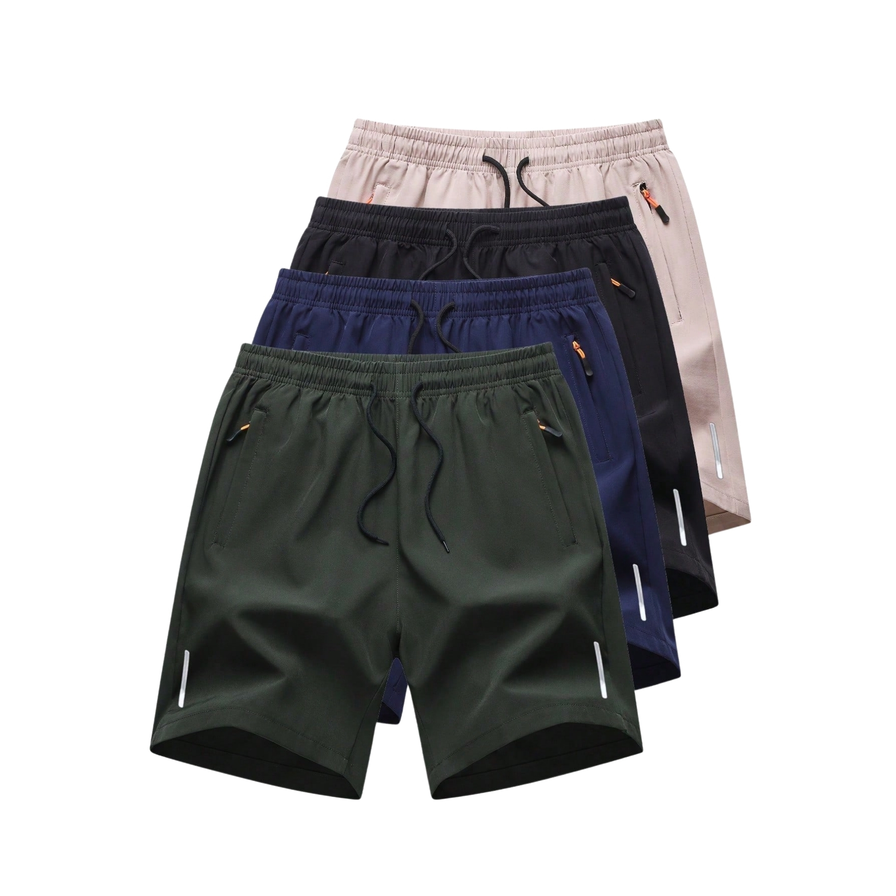 4 Piece Summer Casual Loose Shorts Set