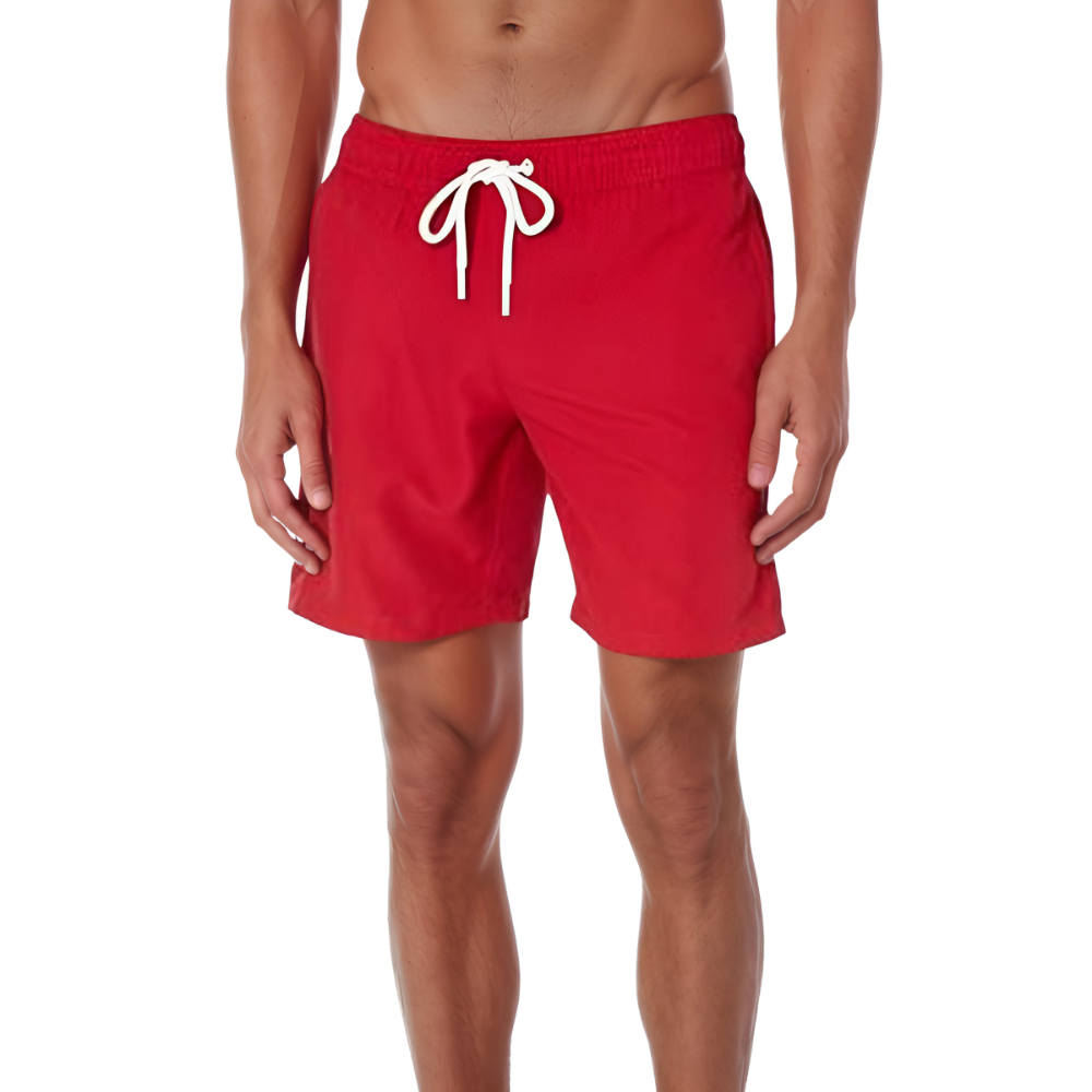 Mens Fast Drying Swim Trunks With Elastic Band