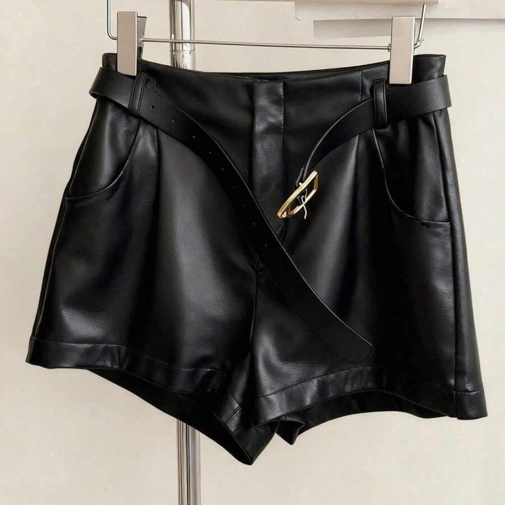 Summer Fashion Solid Color Shorts For Women
