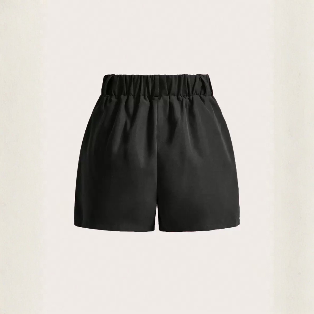 Casual And Versatile Solid Color Shorts For Women