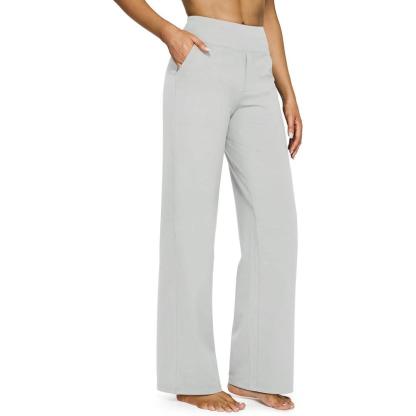 Comfortable Fit Yoga Pants With Pockets