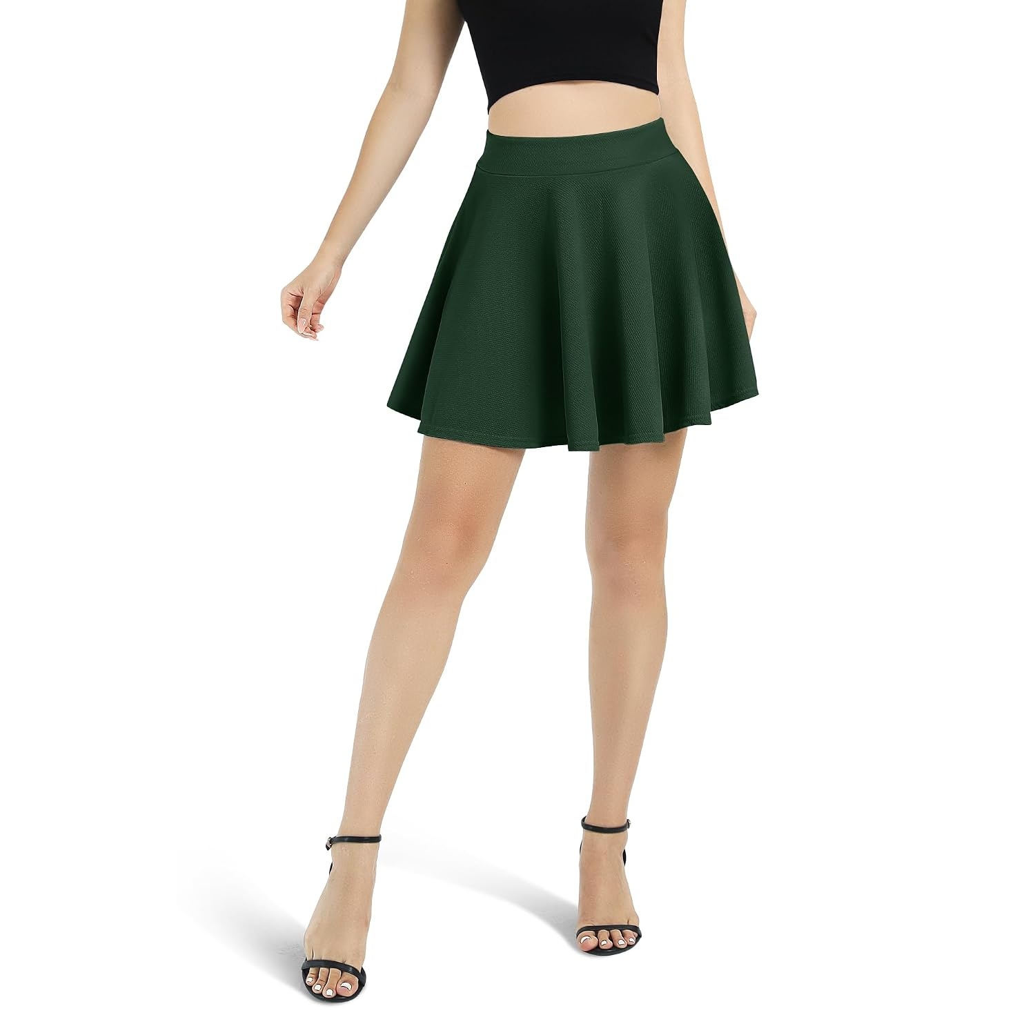 Versatile Casual Flared Skater Skirt For Women