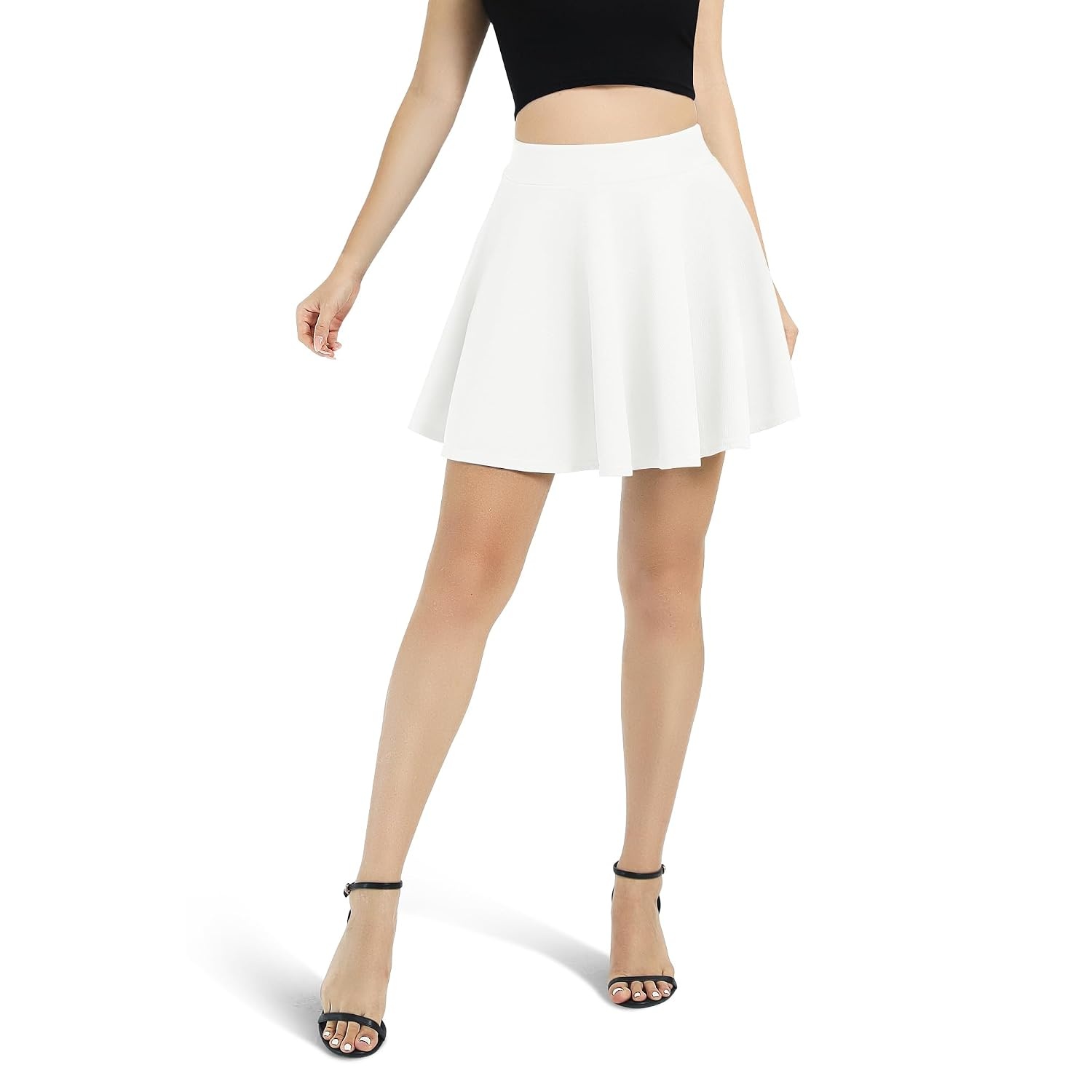 Versatile Casual Flared Skater Skirt For Women