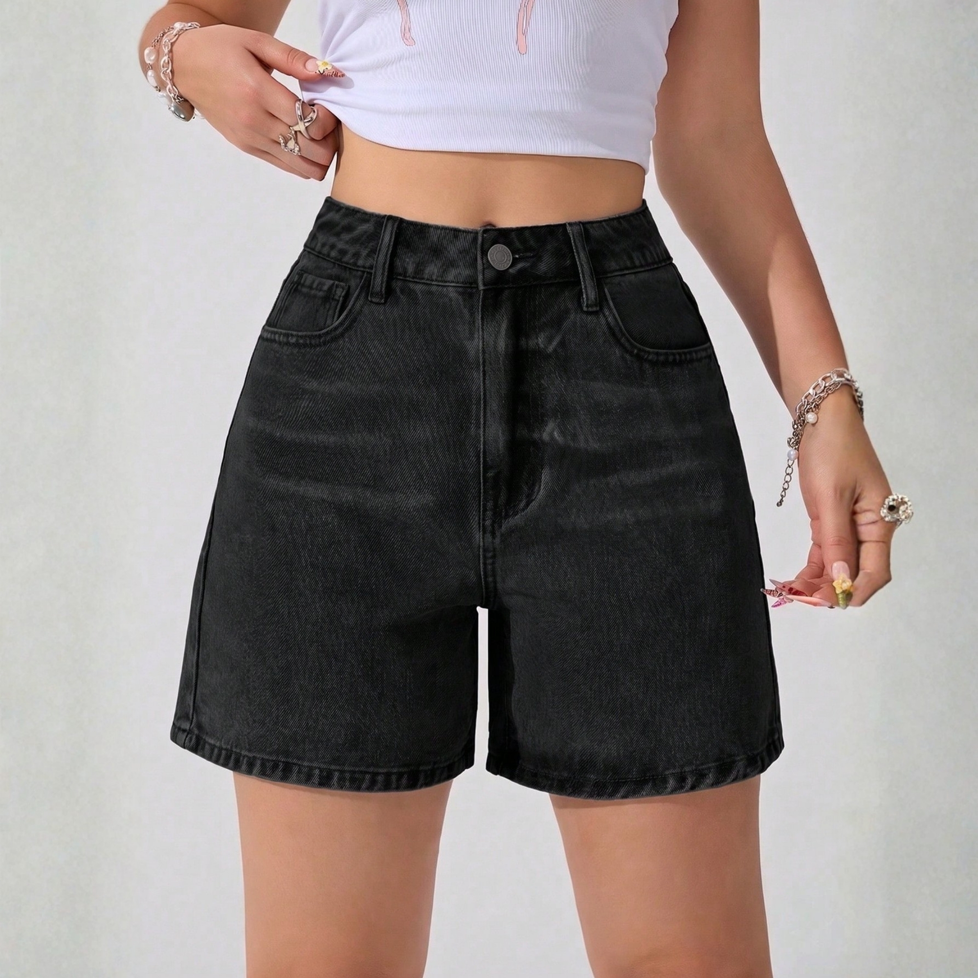 Women Denim Summer Casual Shorts
